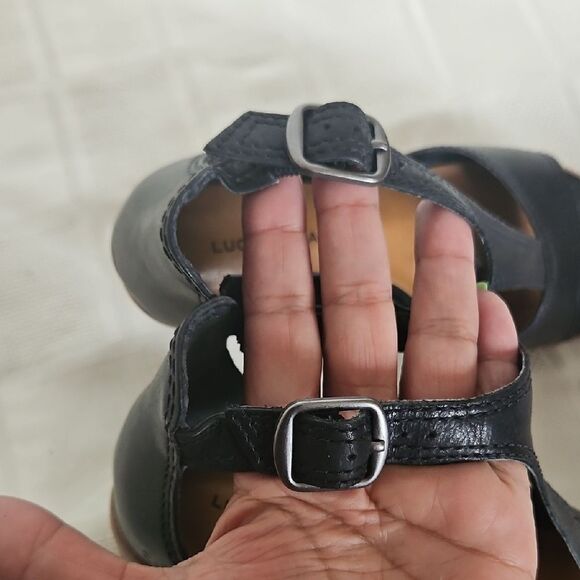 HOST PICK🥳 Lucky Brand Black Heels with Chunky Heel and Ankle Strap - Picture 8 of 16